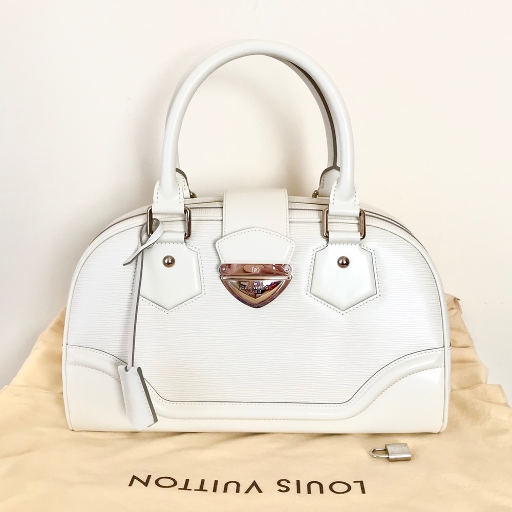 Louis Vuitton Epi Leather Bowling Montaigne GM Bag